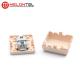 RJ11 Surface Mount Telephone Jack MT 5801  Square Type Ivory Color ABS Material
