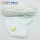 3.5mm 3mm Soft Round Elastic Cord For Face Masks Band Earloop White