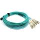 Telecom Standard Ribbon Optical Fiber Patch Cords OM3 OM4 Simplex Duplex Ribbon Optical Fiber Patch Cables