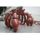 OEM Large Bread Crab Arch Sculpture Of Marine Animals Polishing Surface