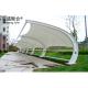 PVDF/PTFE PVC Coated T Tensile Car Parking Structure Shed Fire Resistance
