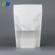 White Kraft Paper No Printing Stock Pouch 10x25cm With Clean Window