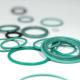 FVMQ Green O Rings Seal 30 Sh Neoprene Rubber O Rings KTW WRAS Approval
