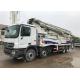 150M3/H 52m Concrete Boom Truck Second Hand Remanufactured White 300KW