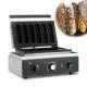 CE Cast Iron Electric Other Snack Machine Korean Commercial Christmas 6 Stick Corn Waffle Hot Dog Maker
