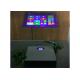 holographic projection screen kiosk holo-projector multimedia kiosk touch screen kiosk glass design