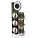 Flooring Wine Display Stand 3 Tier Display Racks For Retail Stores