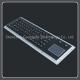 Electroplated Titanium Mechanical Keyboard  Black Surface 68 Keys Type