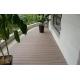 Natural Waterproof Composite Decking For Balcony / Anti - Slip Deck Flooring