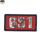 Luxury Embroidered Letter Patches / Garment Embroidered Number Patches