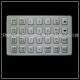 Medical Grade Stainless Steel Keyboard 28 Buttons Type Easy Maintenance