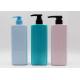 500ml PET Plastic Cosmetic Bottles Black Lotion Pump For Cosmetic Packaging