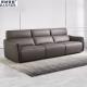 BN Functional Sofa L Shape Combination Top Layer Cowhide High Density Sponge Functional Electric Recliner Sofa