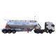 3 Axle V Type Aluminum Alloy Bulk Cement Semi Trailer 30,000liters For Bulk Cement Transportation