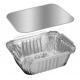 Hotel Silver Aluminum / Aluminium Containers For Food Takeaway Packaging