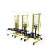 manual stackers with wide leg more competitive price compare to electric forklift