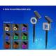 IP65 7 Colors Square Solar Lawn Lights 1200mA Battery Control Stake Light