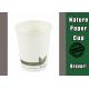 Impervious 8 Oz Hot Paper Cups For , Hot Drink White Plain Eco Paper Cups
