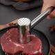 Stainless steel meat hammer double faced meat tenerizer for knock the beef steak pig steak chicken