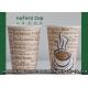7 Oz Disposable Hot Paper Cup Custom Design With Flexo Environmental Printing
