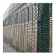 High Security 358 Fence For Railway Station With Pvc Coated Metal Barbed Trellis Gates