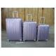 Colored Waterproof Luggage Set 4 Wheels ABS Hard Shell With Combination Lock