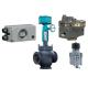 Flow Control Valve Samson 3730-3 Valve Positioner With Fisher 2625 Filter Regulator And Masoneilan 78-40