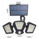 6W ABS Solar Powered LED Lamps 1800mah 2X18650 Lithium Battery 19x13x11cm IP44