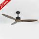 52 Inch 5 Speed Remote Control Decorative Wood Ceiling Fan For Bedroom