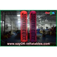Advertising Inflatable Lighting Pillars / Columns Balloon With Logo Printing