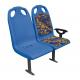 Steel Frame Structure Metro Bus Seats Various Color Side Mounted Armset