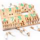 Digital 8cm Jigsaw Wooden Number Blocks Toys Baby Educational Toys