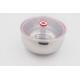 16cm 18cm 20cm 3pcs Food container round shape airtight box with lid 201#stainless steel mixing bowl