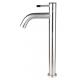 Modern design stainless steel single lever basin faucet with spout