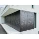 OEM Black Aluminum Slat Fence Panels Fireproof Expandable Foil Wrought Iron