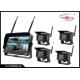 Wireless  Heavy Duty Truck 7 Inch Rearview Mirror Monitor And DVR System