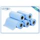 Light Blue Disposable Bed Sheet PP Nonwoven Massage Bedsheet Roll For Hospital