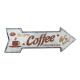 Arrow Shape Vintage Metal Sign ,Printing Signs Bar Pub Home Cafe Restaurant Wall Decor, Retro Metal Poster