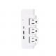 Wall Power Socket with Surge Protector ETL cETL Passed 3Way 2USB 1Type C