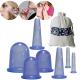 Customized Bag Included Face Cupping Set for Cellulite Reduction and Facial Massage