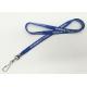 Multi Color 10 Mm Tube Polyester Event Staff Lanyards With Metal Hook