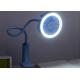 Desk light clip fan  low voltage rechargeable summer cool table mini fan with built in battery