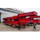 3 axle 40 tons to 80 tons Low loader lowbed truck trailer for sale