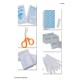 43.5cm Triangular Warming Travel First Aid Kit With Emergency Mylar Blanket 130*210cm Size