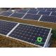 Home Lighting Flat Roof Solar Mounting System High Intensity Aging Resistance