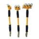 Hand Held Air Scabbler Electric Round or Square SDS Plus Bush Hammer Chisel Tool for Concrete and Stone Drilling