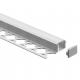 Square Plaster LED Profile PC Cover Strip Channel Drywall Gypsum Anodized 35*11mm