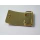 Custom designer Epoxy Coating gold personalized belt buckles