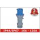 Safety IEC Receptacle Industrial Plugs / 32 Amp Industrial Socket