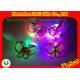 Plastic D55*H20mm Butterfly Party Headwear LED Flashing Toy / Flashing Hair Clips FA12107